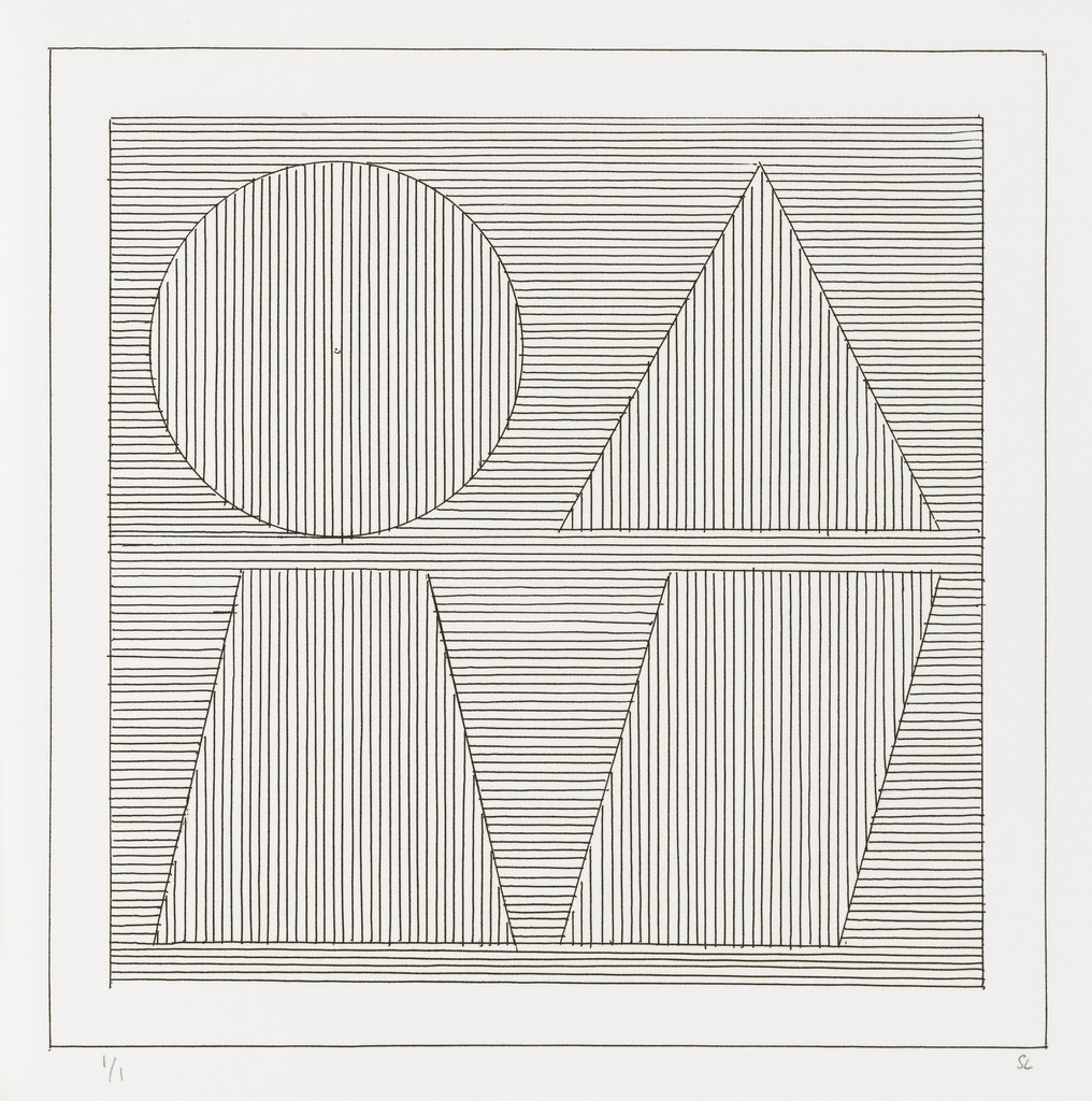 Plate (folio 55) from Six Geometric Figures and All Their Combinations, Volume II