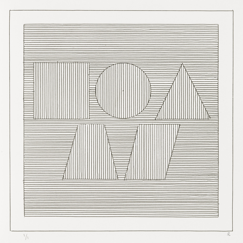 Plate (folio 60) from Six Geometric Figures and All Their Combinations, Volume II