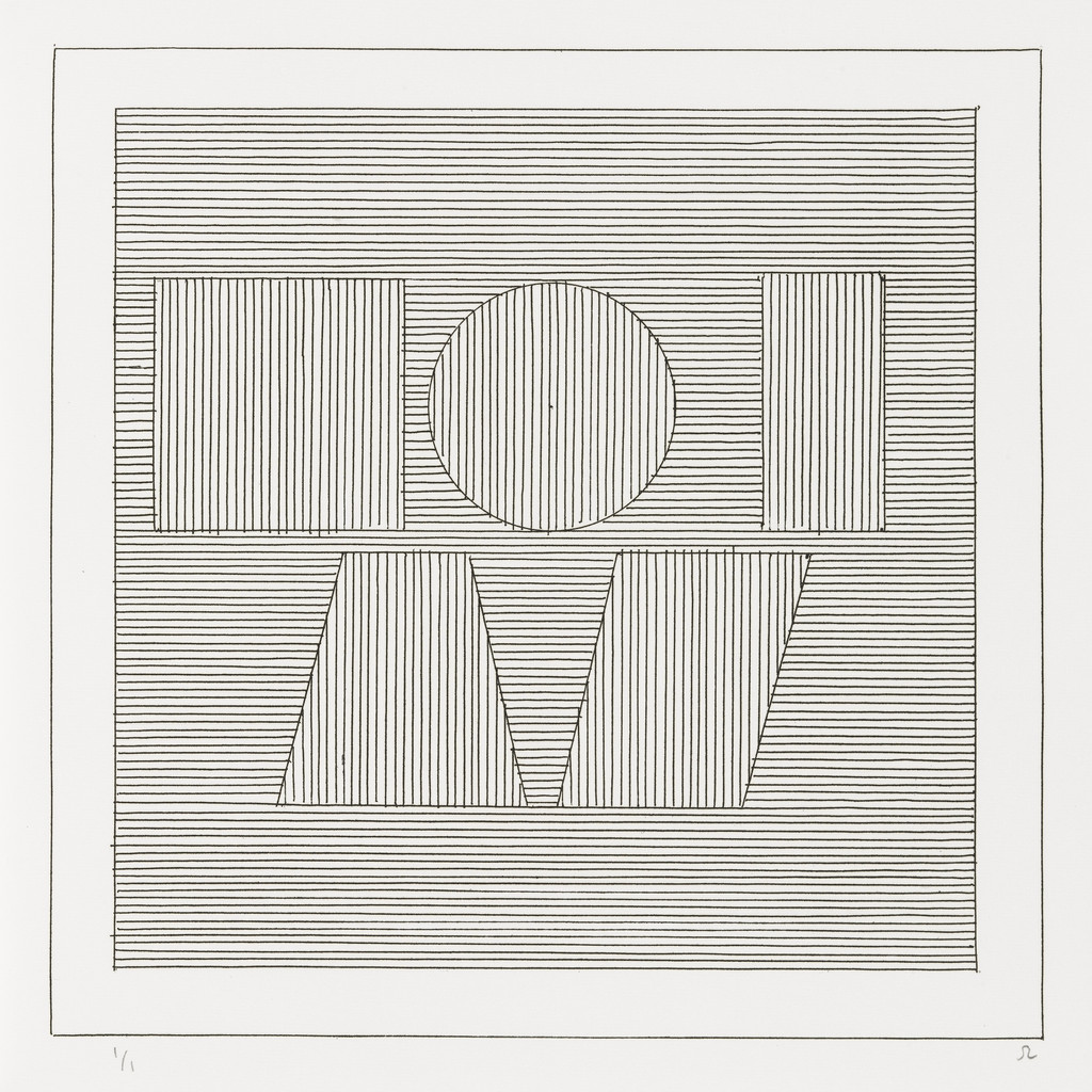 Plate (folio 61) from Six Geometric Figures and All Their Combinations, Volume II
