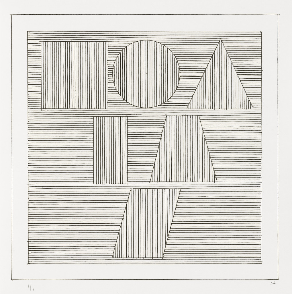 Plate (folio 64) from Six Geometric Figures and All Their Combinations, Volume II
