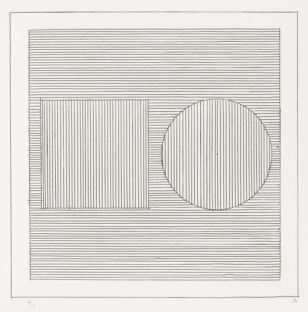 Plate (folio 8) from Six Geometric Figures and All Their Combinations, Volume II