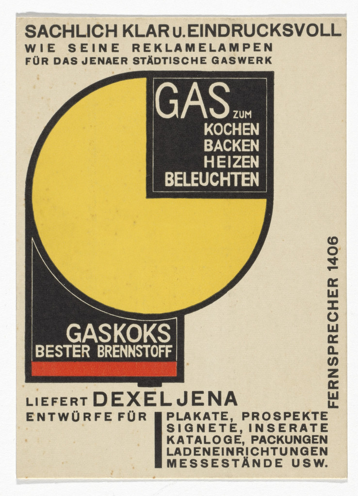 Advertising postcard