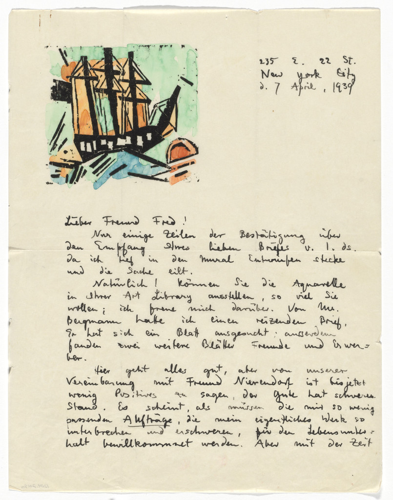 Letter to Fred