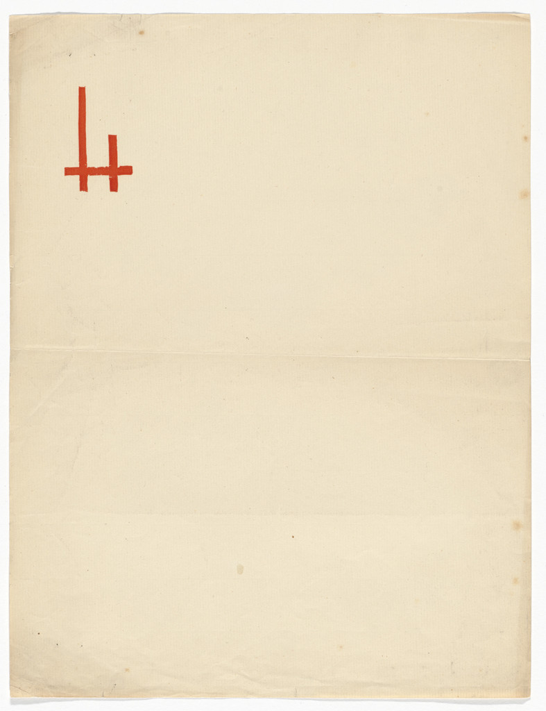 Tristan Tzara Letterhead