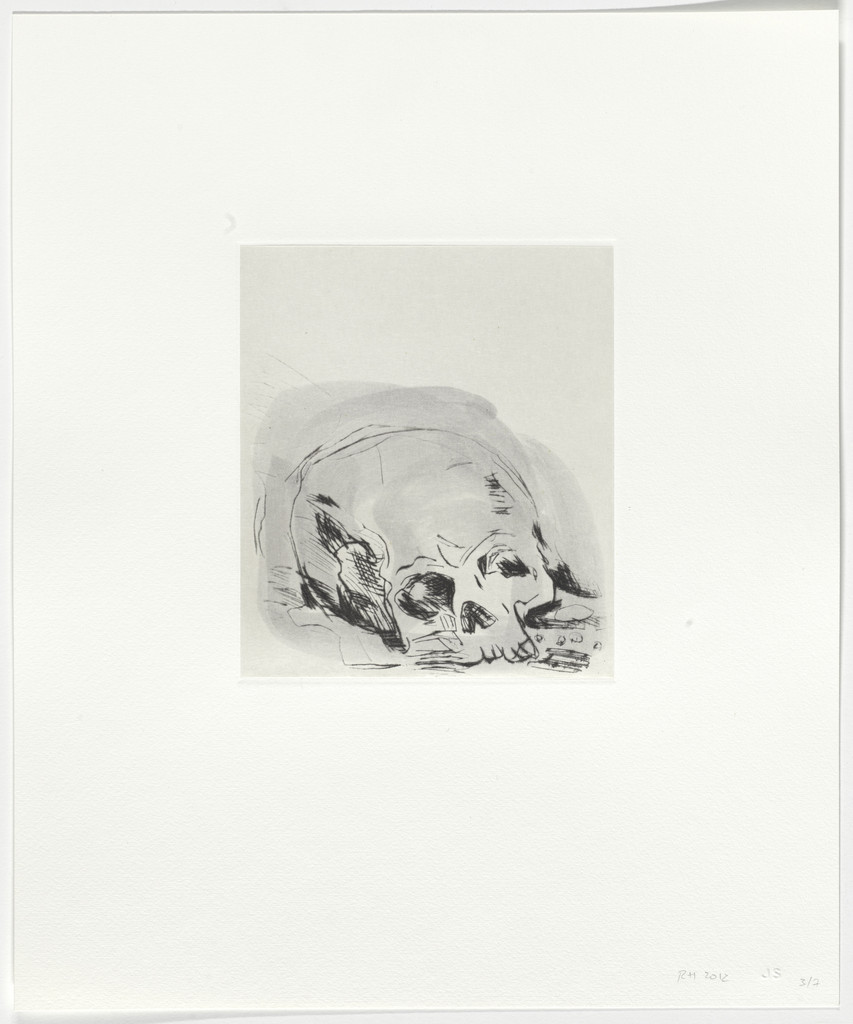 Untitled from Seven Drypoints with Inkwash