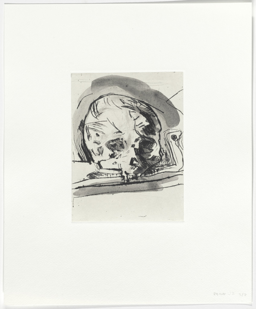 Untitled from Seven Drypoints with Inkwash