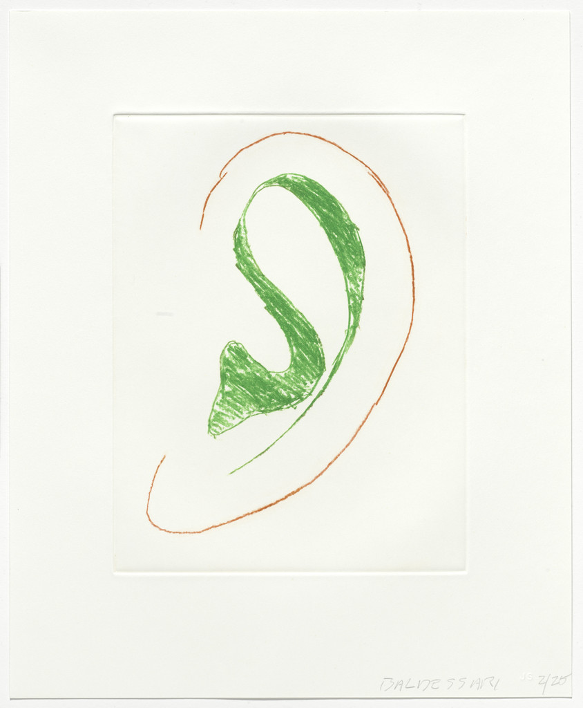 Untitled from Six Ear Drawings (Complementary Colors)