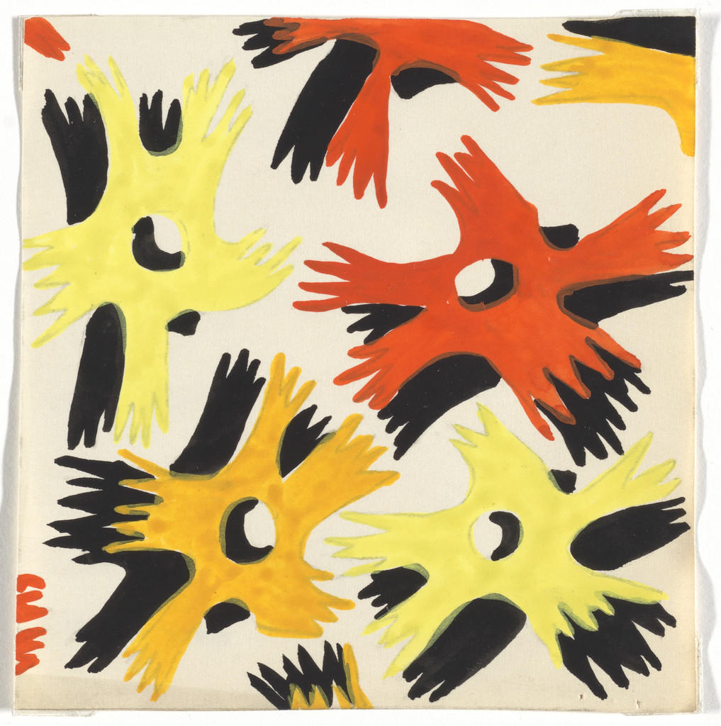 Textile designs for the 10th Milan Triennale