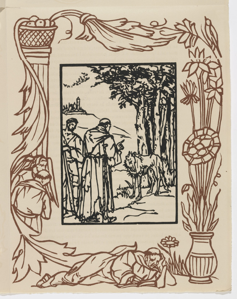 Plate (page 131) from Les Petites Fleurs de St. François (The Little Flowers of St. Francis)