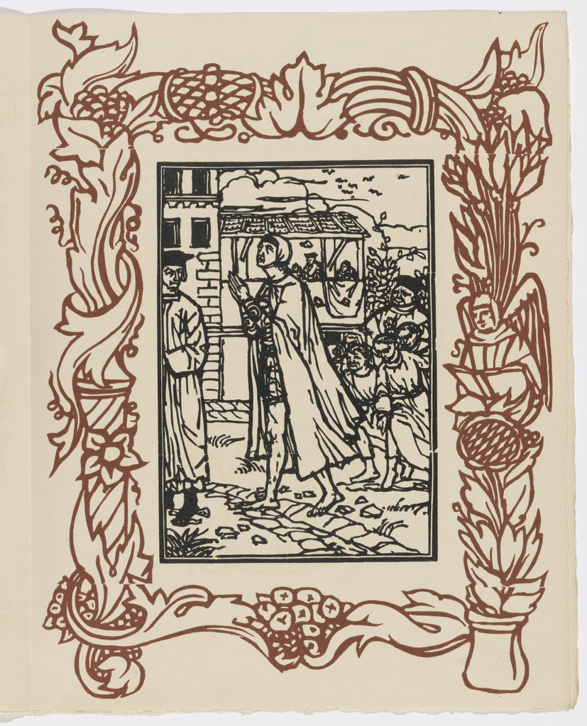 Plate (page 13) from Les Petites Fleurs de St. François (The Little Flowers of St. Francis)
