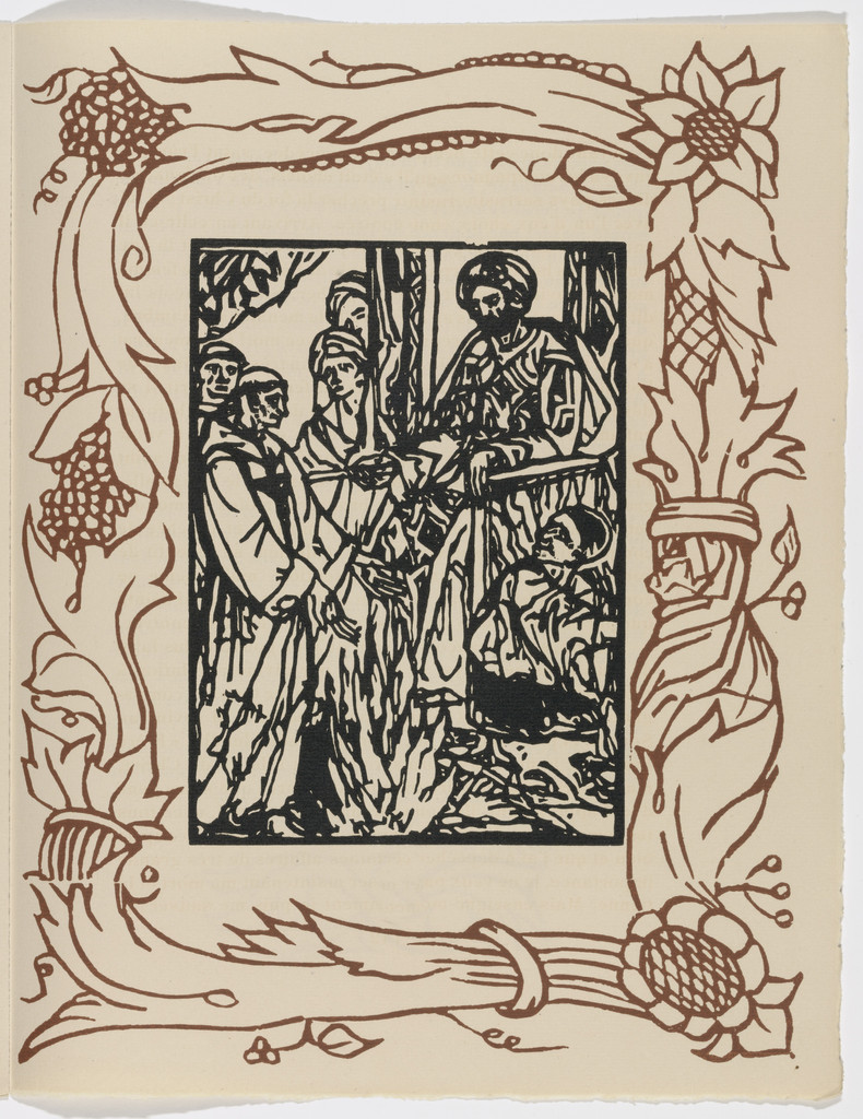 Plate (page 143) from Les Petites Fleurs de St. François (The Little Flowers of St. Francis)
