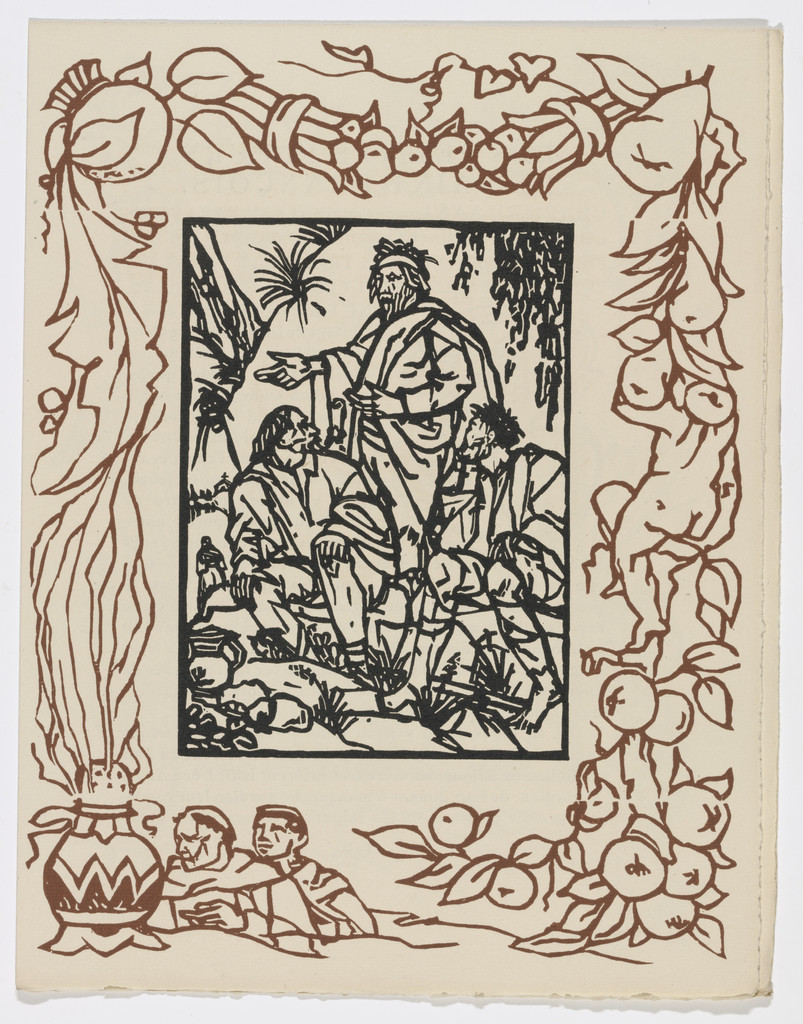 Plate (page 153) from Les Petites Fleurs de St. François (The Little Flowers of St. Francis)