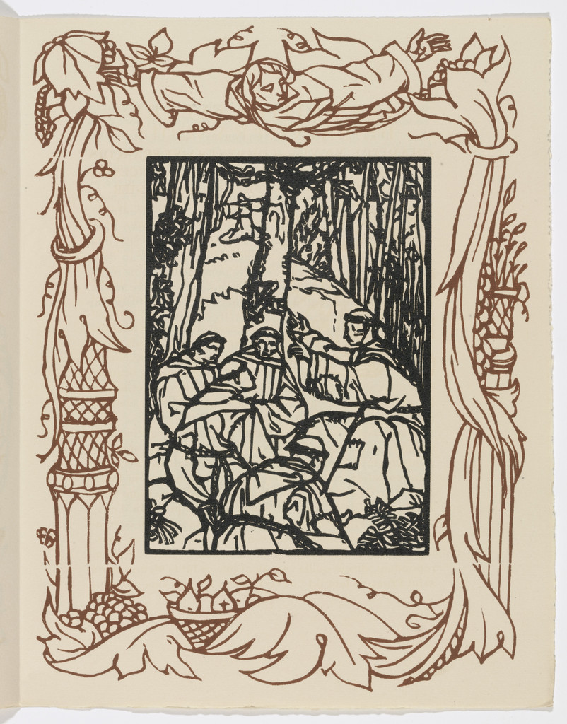 Plate (page 189) from Les Petites Fleurs de St. François (The Little Flowers of St. Francis)