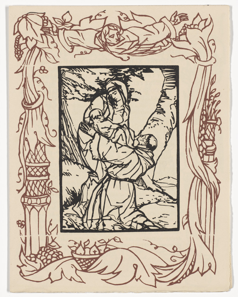 Plate (page 233) from Les Petites Fleurs de St. François (The Little Flowers of St. Francis)