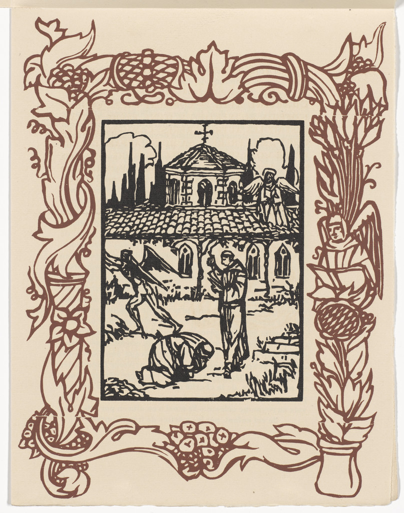 Plate (page 235) from Les Petites Fleurs de St. François (The Little Flowers of St. Francis)