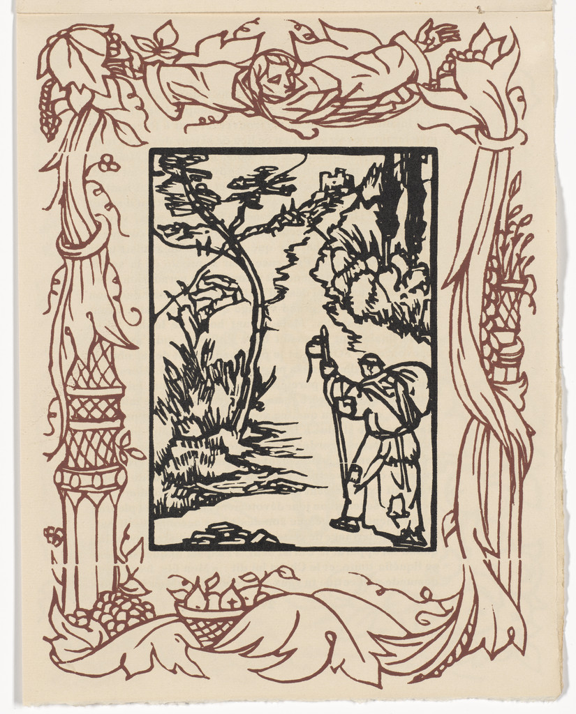 Plate (page 243) from Les Petites Fleurs de St. François (The Little Flowers of St. Francis)