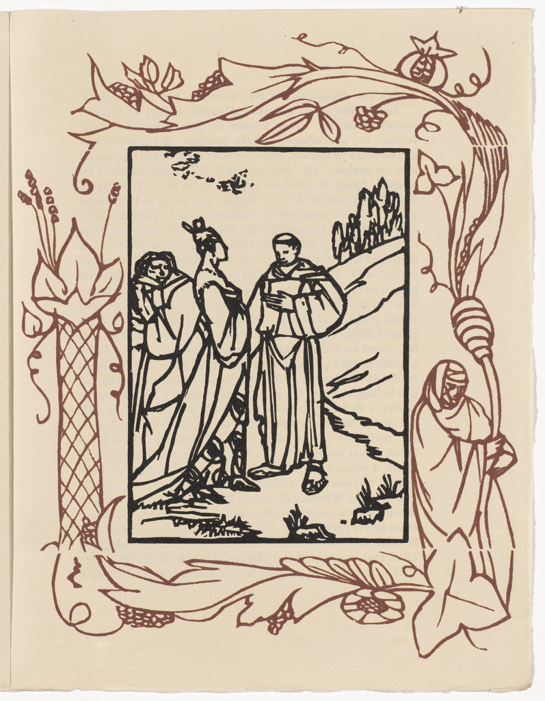 Plate (page 247) from Les Petites Fleurs de St. François (The Little Flowers of St. Francis)