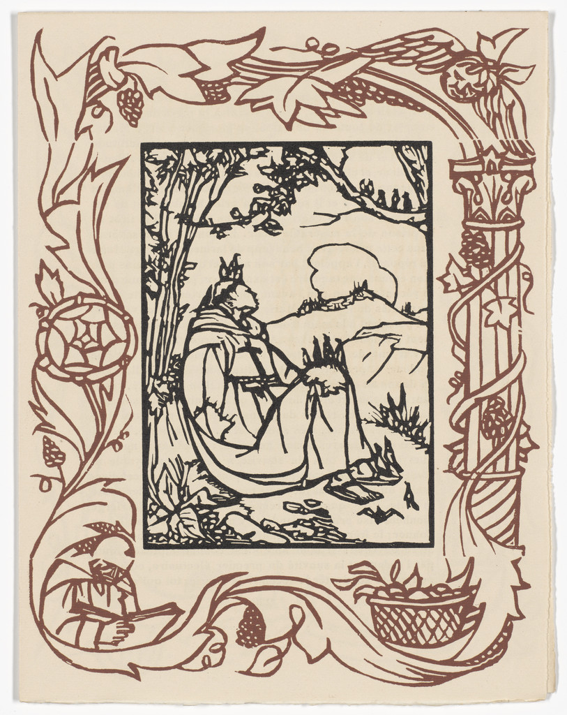 Plate (page 257) from Les Petites Fleurs de St. François (The Little Flowers of St. Francis)
