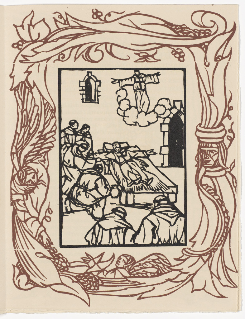 Plate (page 261) from Les Petites Fleurs de St. François (The Little Flowers of St. Francis)