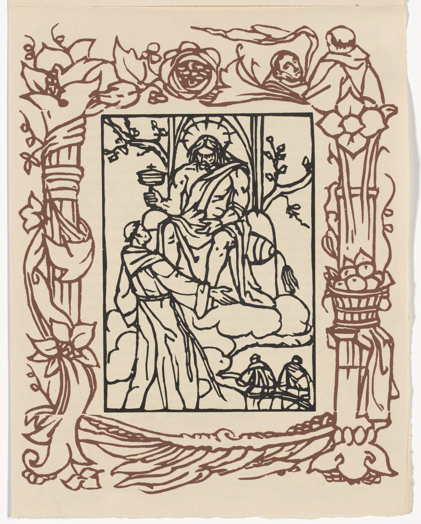 Plate (page 267) from Les Petites Fleurs de St. François (The Little Flowers of St. Francis)