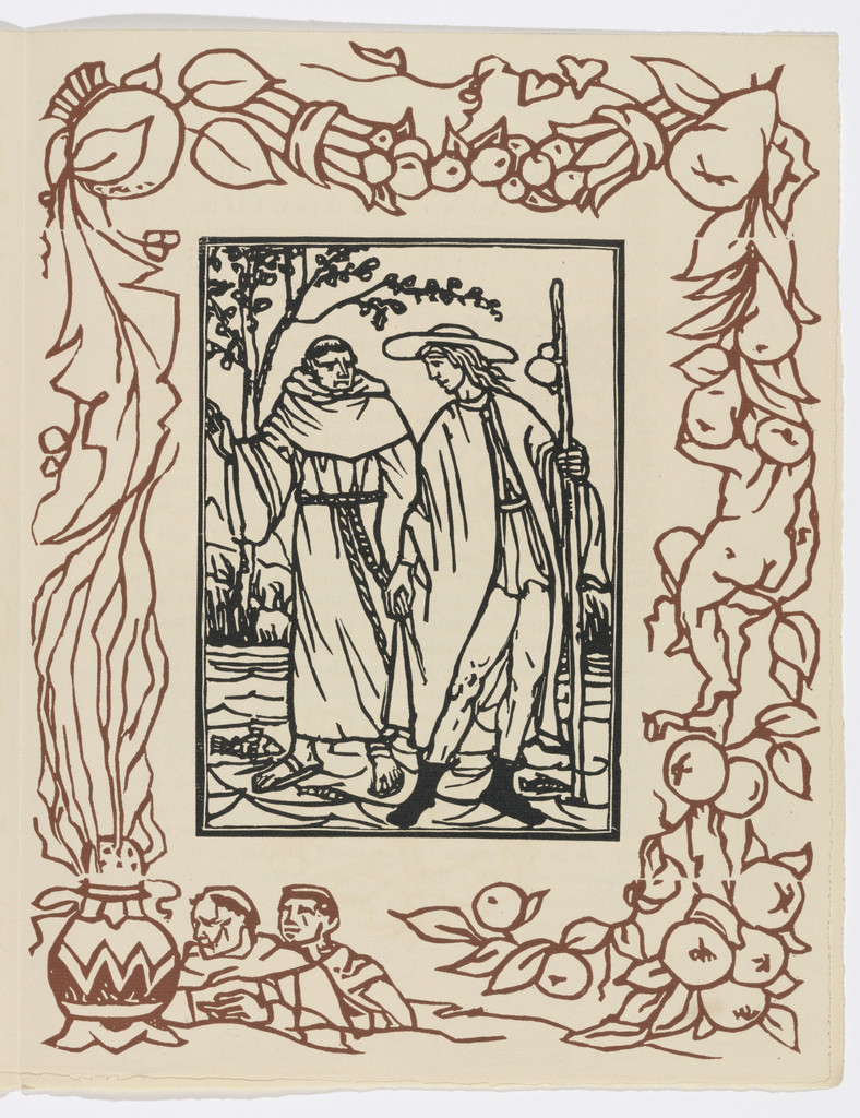 Plate (page 37) from Les Petites Fleurs de St. François (The Little Flowers of St. Francis)
