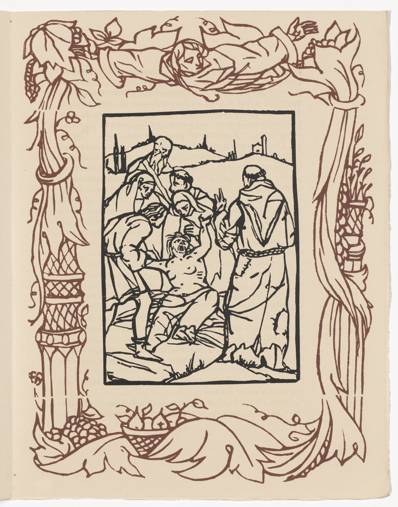 Plate (page 365) from Les Petites Fleurs de St. François (The Little Flowers of St. Francis)