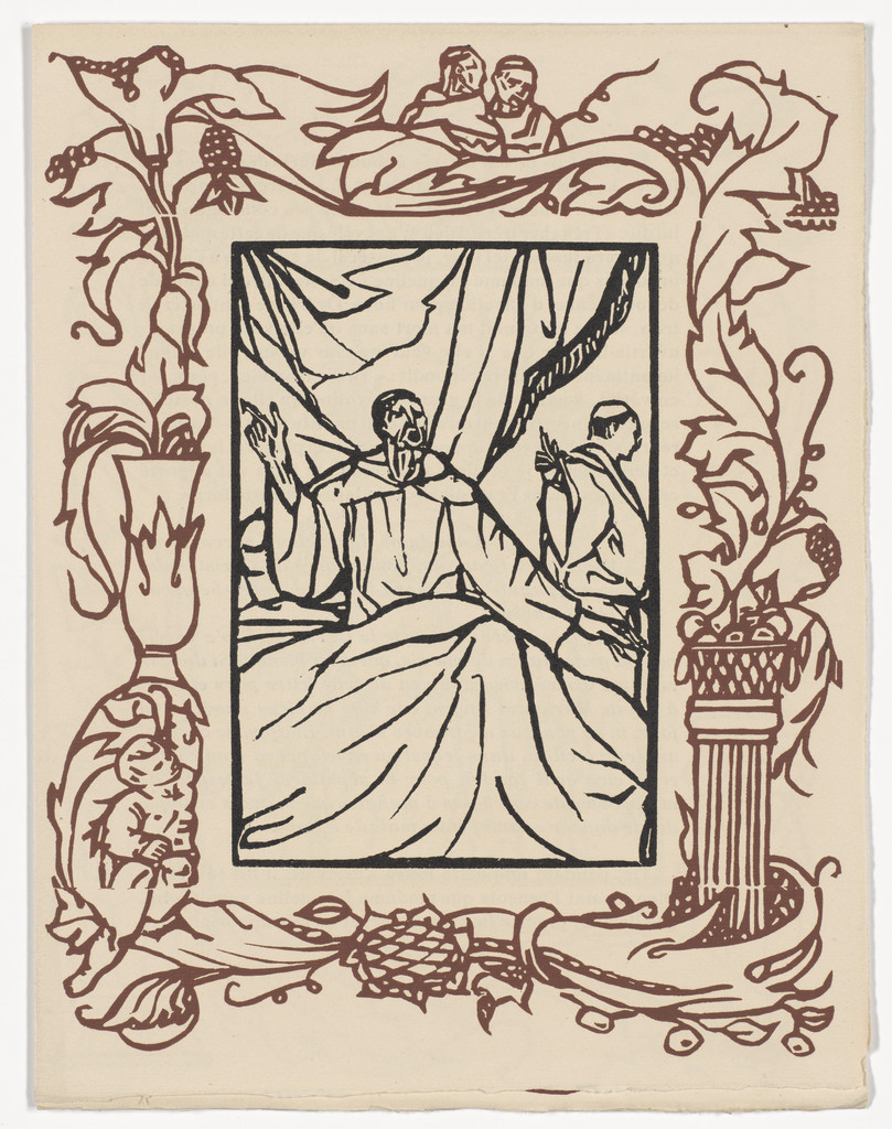 Plate (page 377) from Les Petites Fleurs de St. François (The Little Flowers of St. Francis)