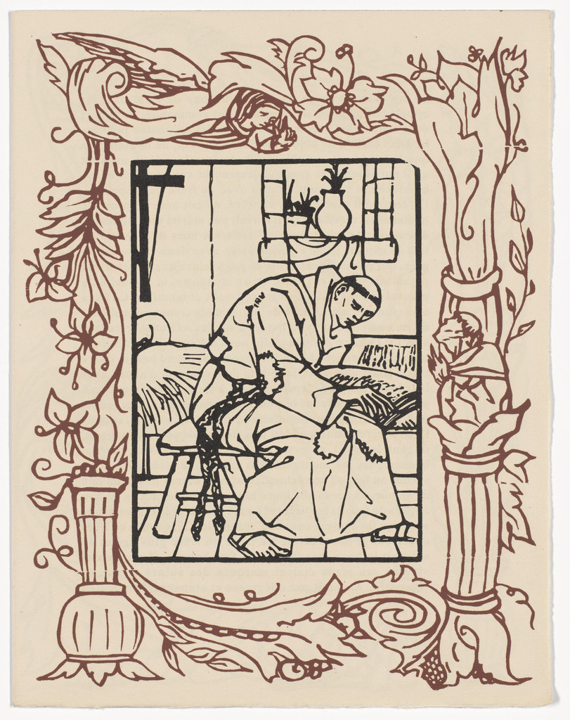 Plate (page 393) from Les Petites Fleurs de St. François (The Little Flowers of St. Francis)