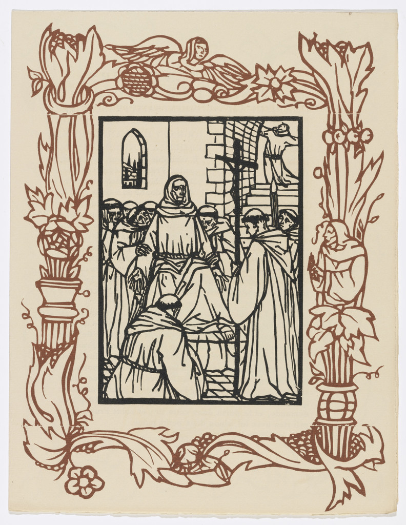 Plate (page 49) from Les Petites Fleurs de St. François (The Little Flowers of St. Francis)