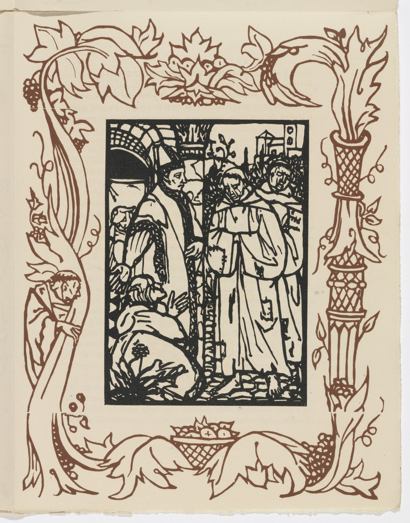 Plate (page 75) from Les Petites Fleurs de St. François (The Little Flowers of St. Francis)