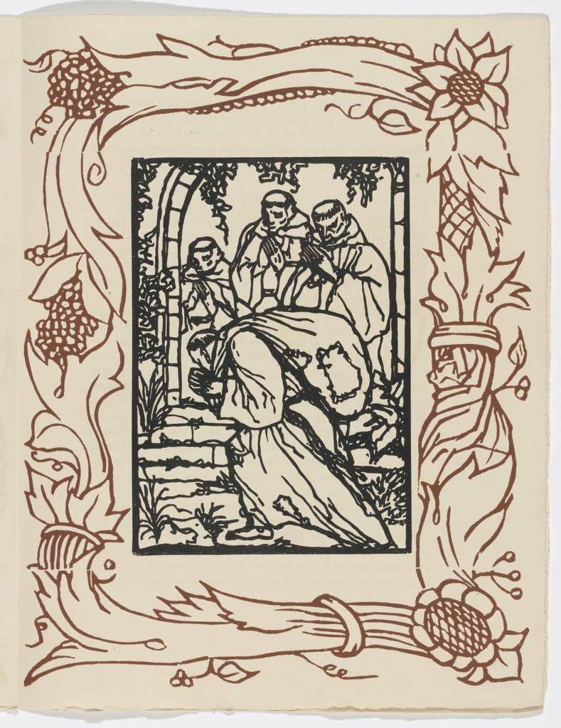 Plate (page 77) from Les Petites Fleurs de St. François (The Little Flowers of St. Francis)