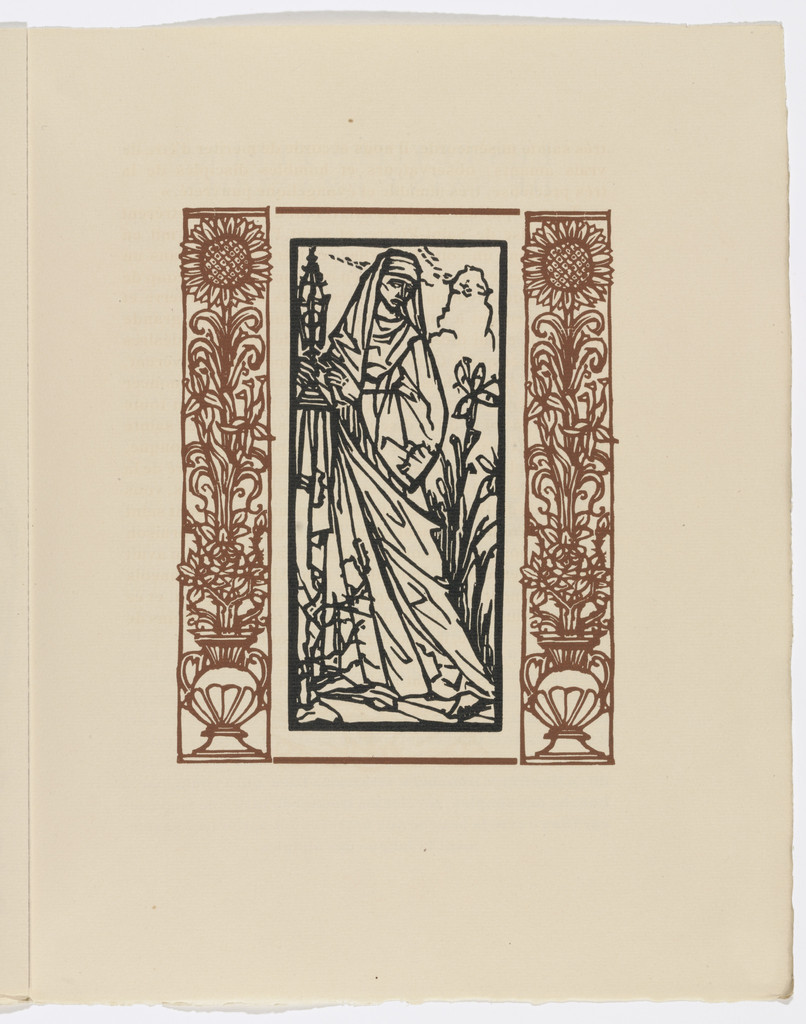 Plate (page 87) from Les Petites Fleurs de St. François (The Little Flowers of St. Francis)