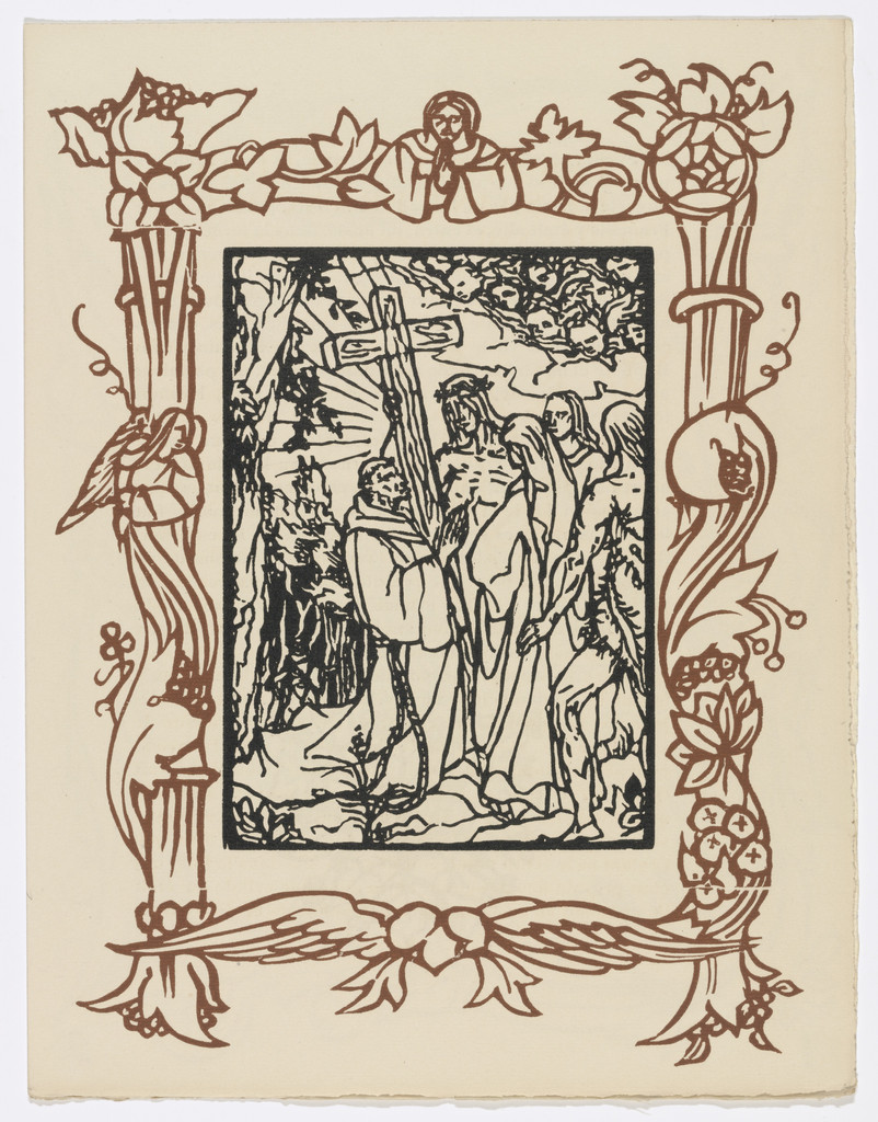Plate (page 105) from Les Petites Fleurs de St. François (The Little Flowers of St. Francis)