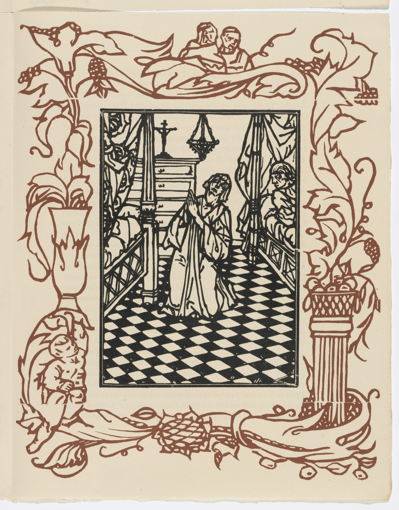 Plate (page 11) from Les Petites Fleurs de St. François (The Little Flowers of St. Francis)