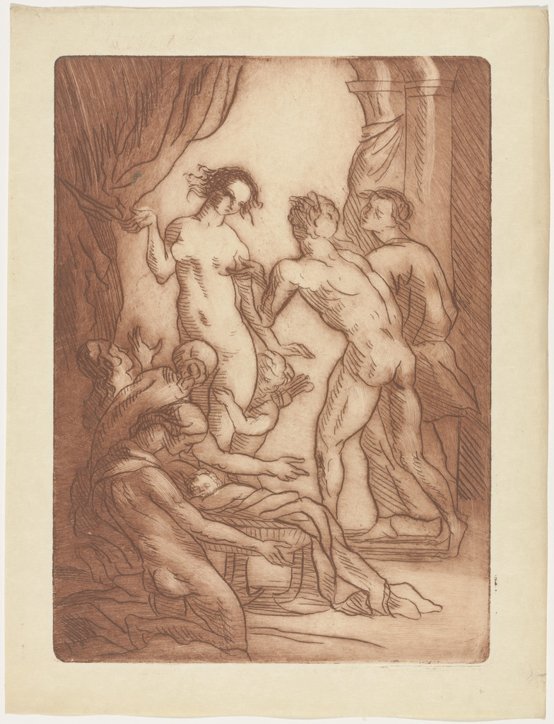 Gifts from the Gods (plate, folio 70) from Les Amours (The Loves)
