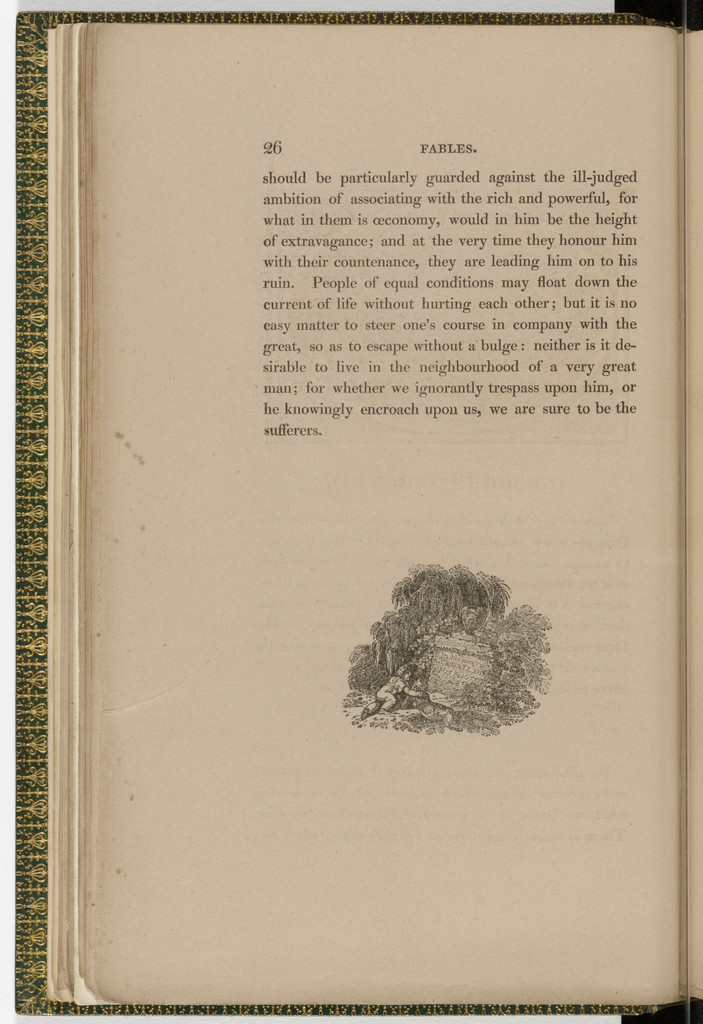 Tailpiece (page 26) from The Fables of Aesop