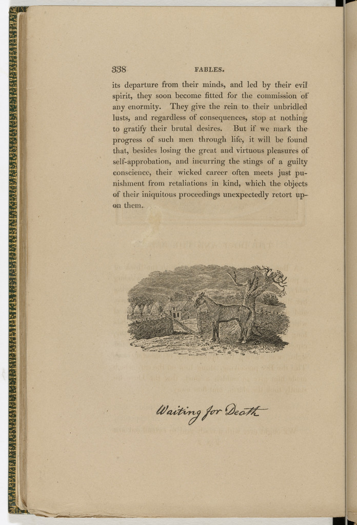 Tailpiece (page 338) from The Fables of Aesop