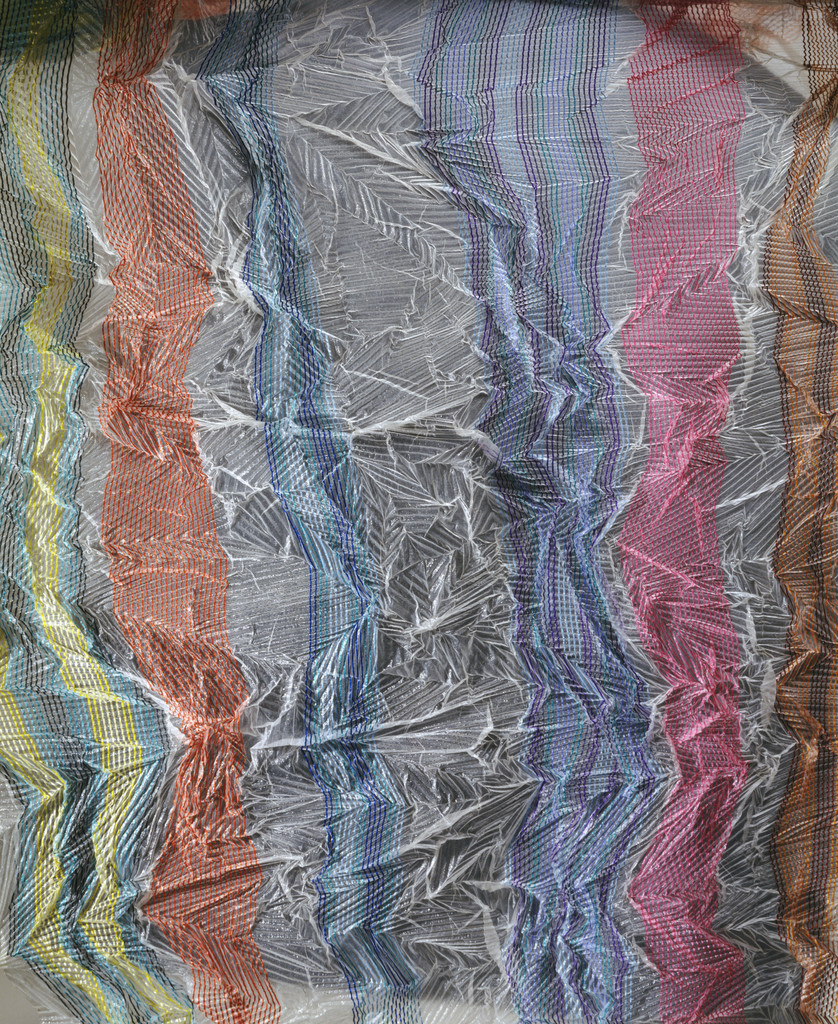 Crinkled Sheer Fabric