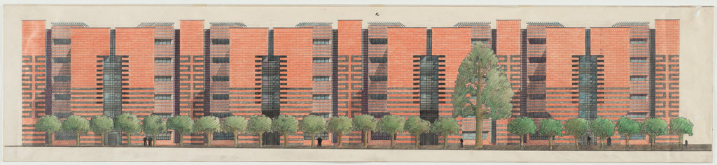 Gotthard Bank, Lugano, Switzerland, West elevation