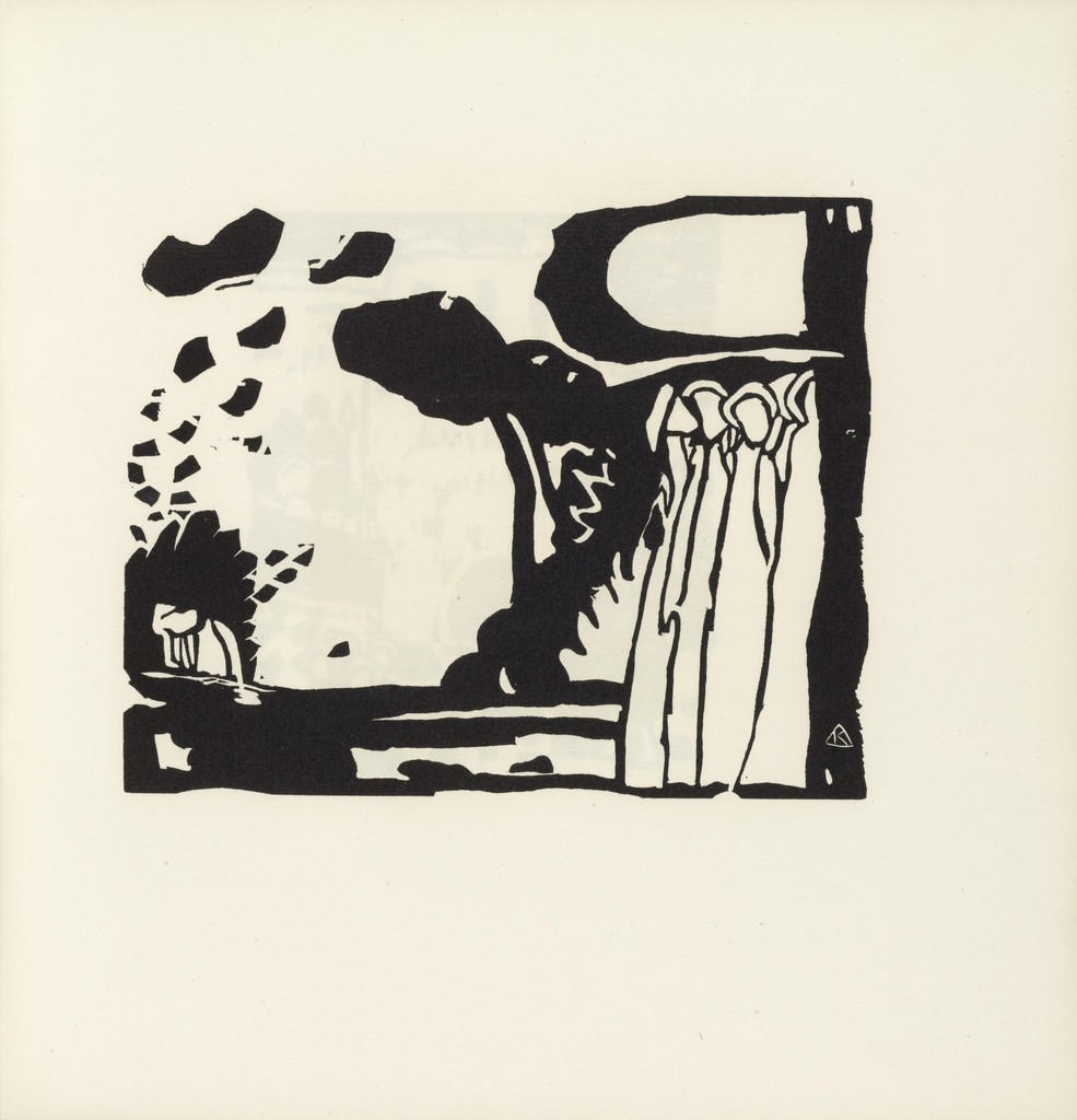 Improvisation 19 (plate, folio 40) from Klänge (Sounds)
