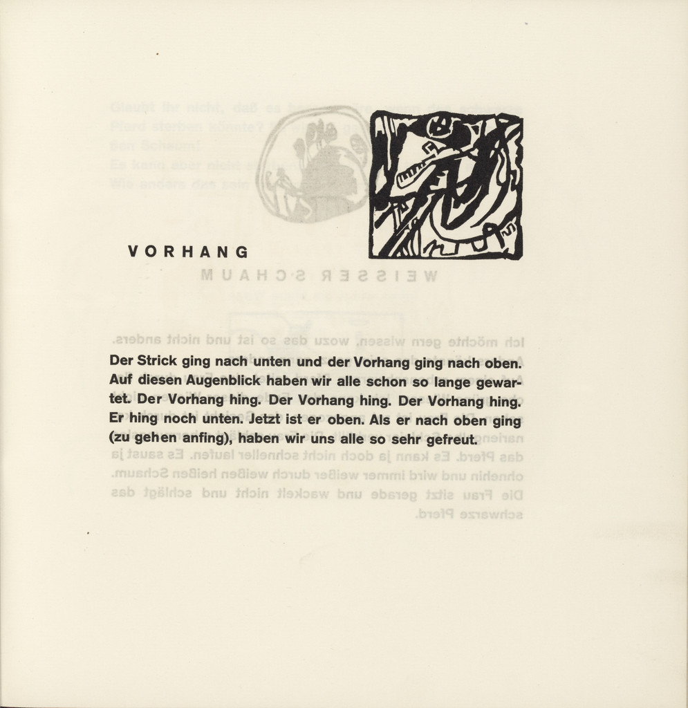 Improvisation 22, Variation II (headpiece, folio 42) from Klänge (Sounds)
