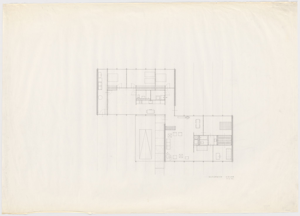 Robert H. McCormick House, Elmhurst, IL (Floor plan)