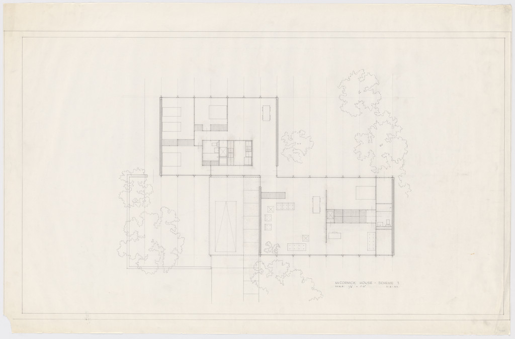 Robert H. McCormick House, Elmhurst, IL (Floor plan)