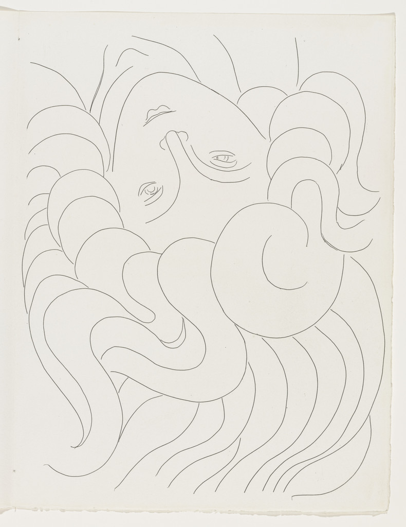 La Chevelure (The Head of Hair) (plate, page 129) from Poésies (Poems)