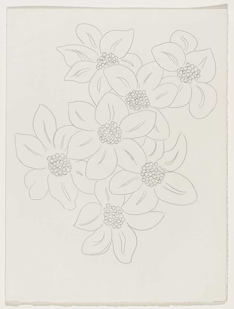 Les Fleurs (Flowers) (plate, page 29) from Poésies (Poems)
