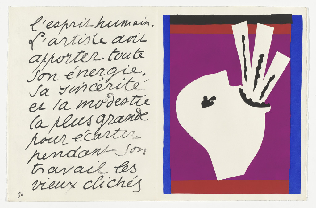 The Sword Swallower (L'Avaleur de sabres) (plate XIII, page 91) from Jazz