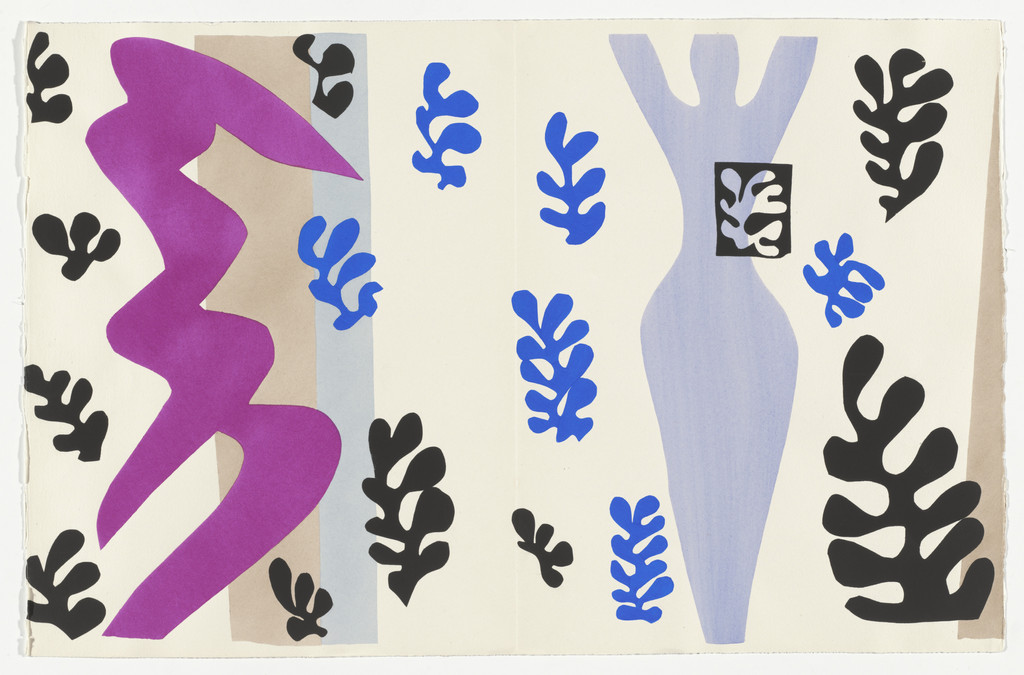 The Knife Thrower (Le Lanceur de couteaux) (plate XV, pages 106 and 107) from Jazz