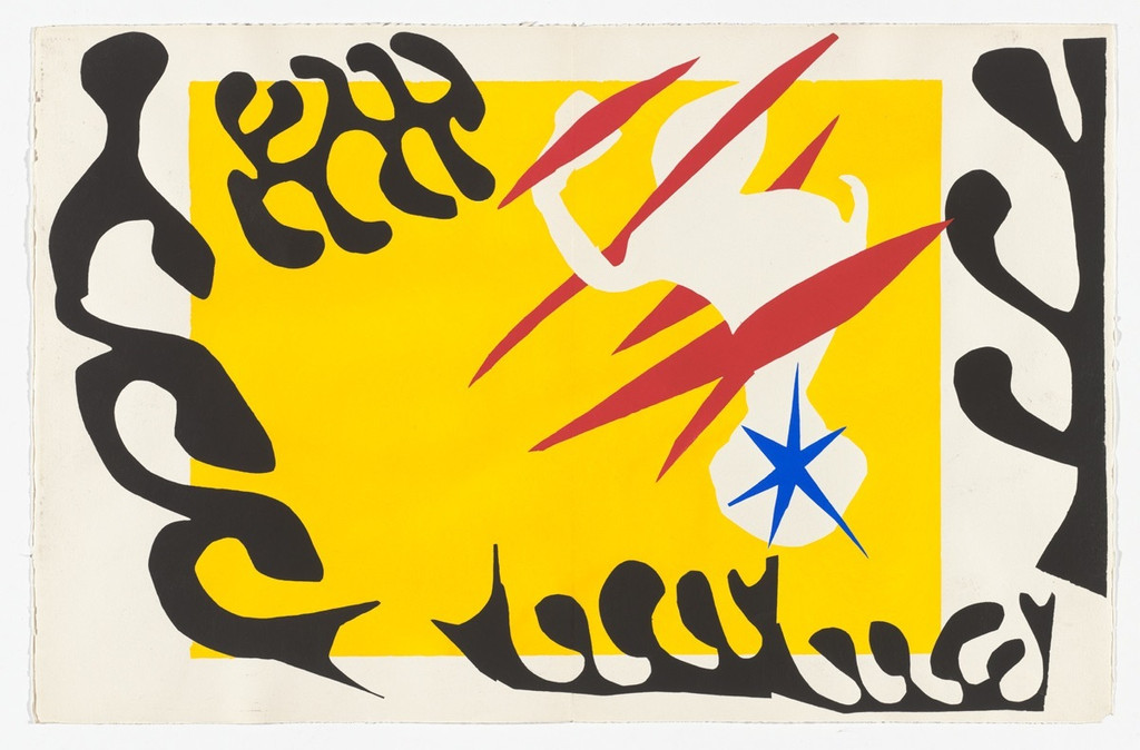 The Nightmare of the White Elephant (Le Cauchemar d l'éléphant blanc) (plate IV, pages 26 and 27) from Jazz