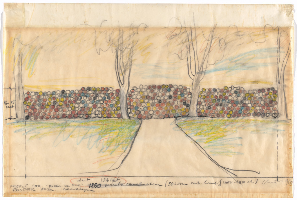 Project for Rideau de Fer Prospect Park, Brooklyn