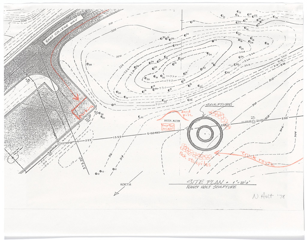 Site Plan for a Sculpture